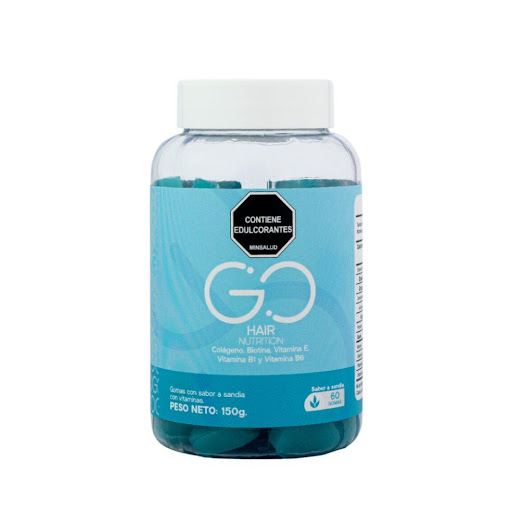 Gomas de colageno y biotina - sandia Go company Gomas  x 1 Componentes Las Gomas de colágeno Go Hair contiene

Biotina, Colágeno, Ácido Fólico, Vitamina A, Vitamina B, Vitamina C, Beneficios

Go Hair es una combinación de Colágeno, Biotina, vitamina B1 y B6 e