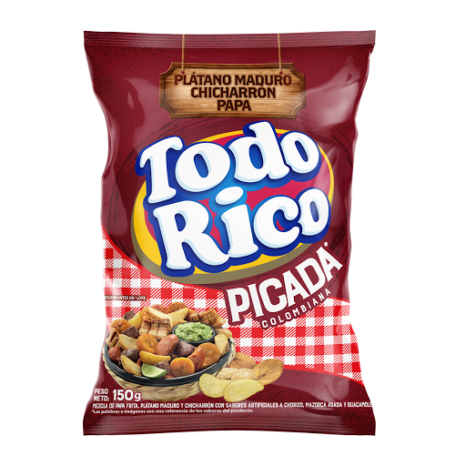 Pasabocas Todo Rico Picada x 150 gr