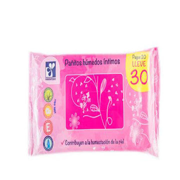 Toallas Húmedas Intimas Farmatodo x 30 und  