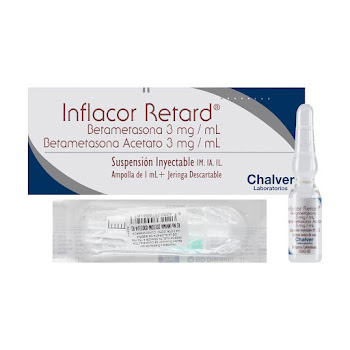 Inflacor Retard Betametasona 3 mg Chalver Frasco x 1 Ampolla  