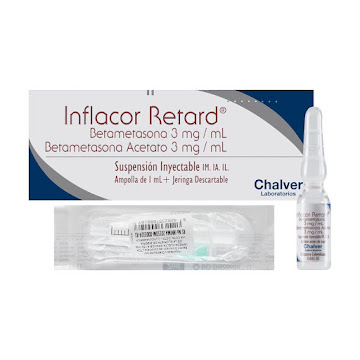 Inflacor Retard Betametasona 3 mg Chalver Frasco x 1 Ampolla  