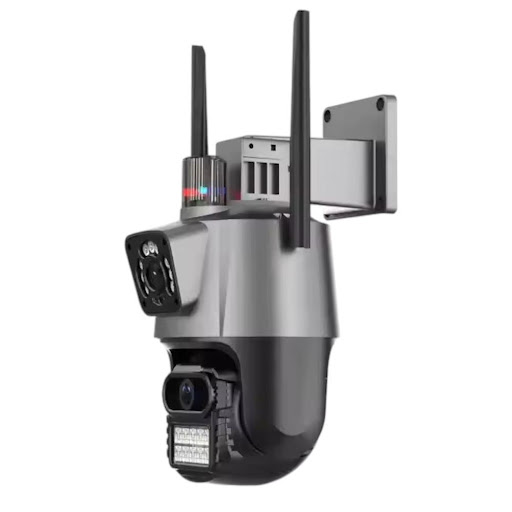 Camara Doble Lente Con Alarma Con Deteccion De Movimiento UNIMARC Unidad x 1 Protege tu hogar, negocio u oficina con esta cámara de seguridad inteligente de última tecnología. Gracias a su doble lente HD, ofrece una visión más amplia y detallada, permitiendo monitorear en tiem
