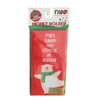 Sobre Tarjeta Nico Money   Hoder x 1 und  
