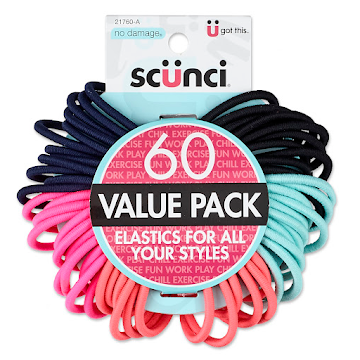 Bandas Elásticas Para El Cabello Scunci Color Pastel x 60 und  