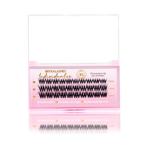 Pestañas Postizas Individuales Fluff 02 -3 Líneas Bryka Caja x 36 und Cada caja contiene 30 puntos en tamaños de 10 mm, 12 mm y 14 mm en un rizo D, con pelo orgánico, muy crespo y de color negro intenso que aporta mucho volumen. Utiliza nuestro pegamento para pestañas i