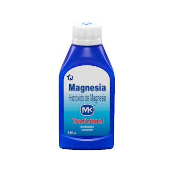 Leche Magnesia Hidróxido de Magnesio MK Frasco x 120 ml  