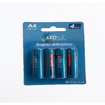 //Pilas Led LS Super Alcalina AA x 4 und  