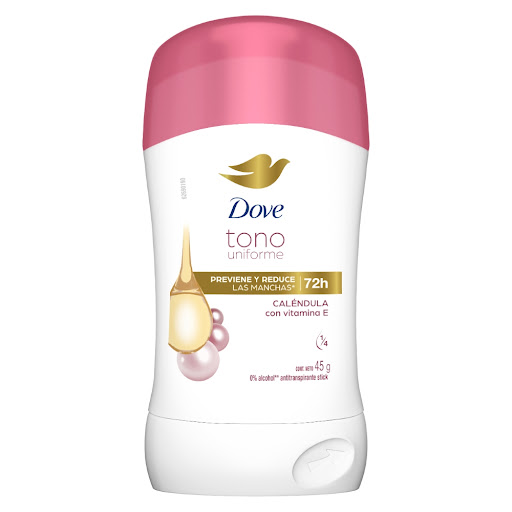 Desodorante Mujer Dove Tono Uniforme Caléndula Barra Frasco x 45 gr
