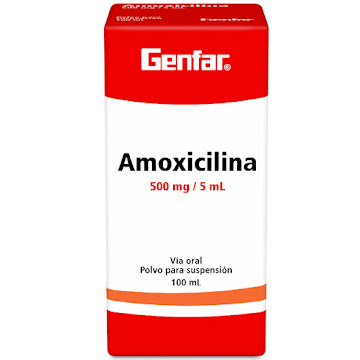 Amoxicilina Genfar 500 mg Frasco x 100 ml  