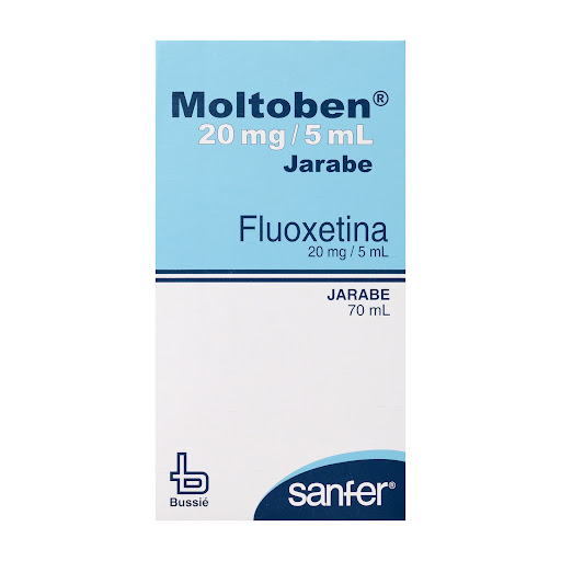 Moltoben Fluoxetina 20mg/5ml Bussie Jarabe Frasco x 70 ml
