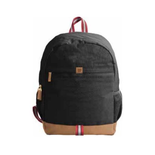 Morral Casual Wilson Porto-Novo (NEGRO) Wilson Papeleta x 1 Modelo: Morral Casual Wilson Porto-NovoLleva tus esenciales con la máxima comodidad y organización gracias al Morral Casual Wilson Porto-Novo. Con una capacidad de 19 litros, este morral combina un di
