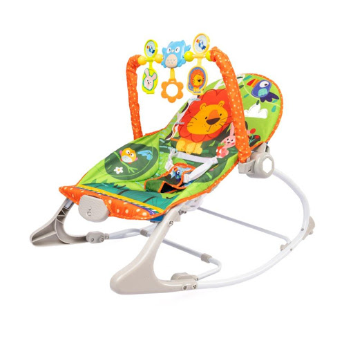 Silla Mecedora Bium Vibra Musical  3EN1 Bium Vibradora y musical x 1 Silla mecedora 3 en 1 ideal para acompañar al bebé en diferentes etapas: como silla fija, mecedora o asiento reclinable. Cuenta con función de vibración relajante y melodías musicales que ayudan a cal