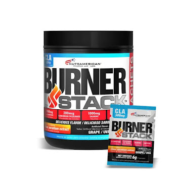 Burner Stack Sabor Uva Nutramerican Tarro 50 Sobres x 300g   