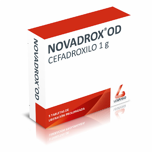 Novadrox OD Cefadroxilo Legrand Caja x 5 Tabletas