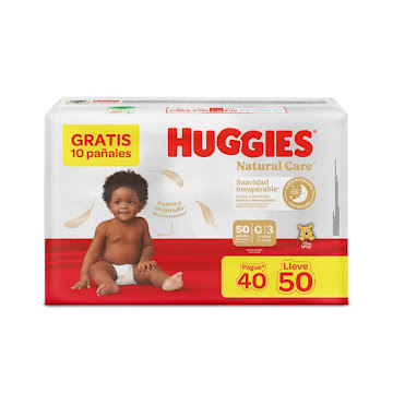 Pañales Huggies Natural   Care 3 G Promo x 50 und 