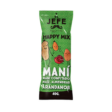 Maní El Jefe Happy Mix x 40 gr  