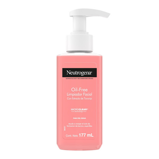 Gel Neutrogena Limpiador Facial Oil Free Clear Wash x 177 ml