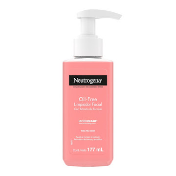Gel Neutrogena Limpiador Facial Oil Free Clear Wash x 177 ml  