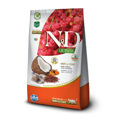 N&D QUINOA F ADULTO SKIN PEIXE 7,5 KG N&D ANCESRAL  x 1 