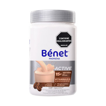 Proteína Benet Active sabor Café Capuccino x 340 gr  