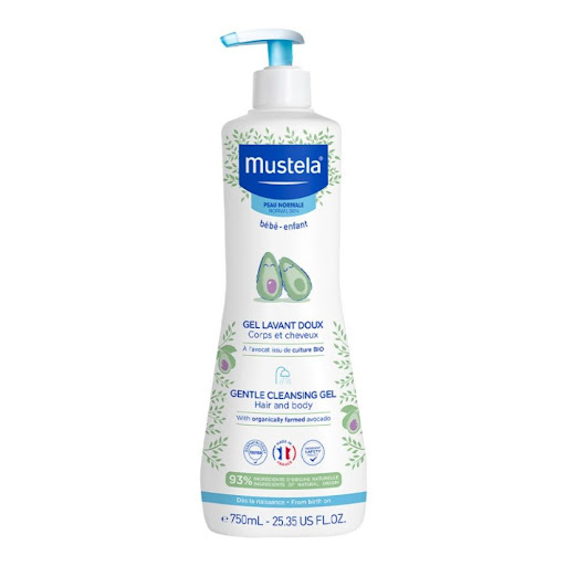 Gel De Baño Bebe Mustela Gentle Cleansing x 750 ml