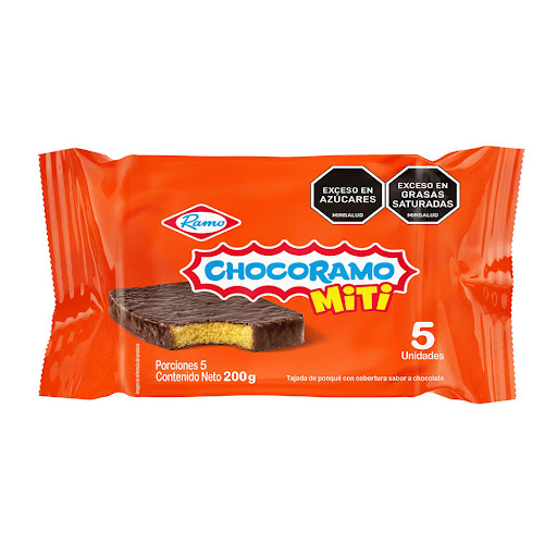 Ponqué Chocoramo Miti Pack x 5 und
