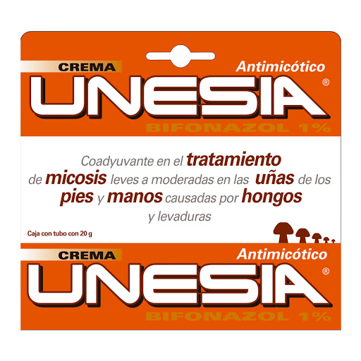 Unesia Antimicótico Bifonazol 1% Genomma Crema Tubo x 20 gr