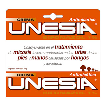 Unesia Antimicótico Bifonazol 1% Genomma Crema Tubo x 20 gr  