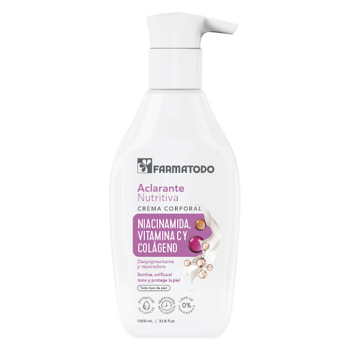 Crema Corporal Farmatodo Aclarante Nutritiva x1000ml