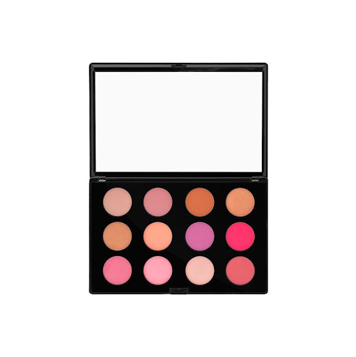 Paleta Profesional De 12 Rubores Blush Palette Light to Medium X 39 Gr SACHA COSMETICS Paleta de rubor en polvo compacto  x 1 Un maquillador debe tener. Esta colección emocionante, ligera y conveniente de doce (12) colores de mejillas presenta una mezcla de tonos mates, metálicos y perlados. Los tonos ricos en color y sin de