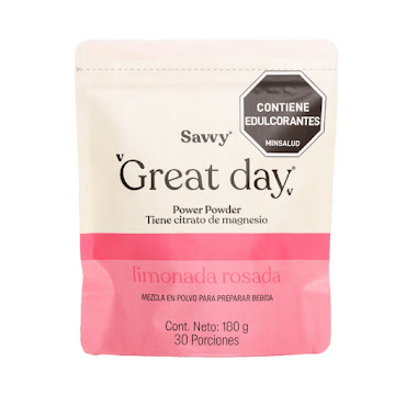 Great Day Savvy Limonada Rosada x 210 gr   