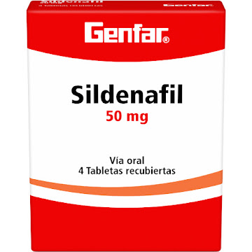 Sildenafil Genfar 50 mg Caja x 4 Tabletas  