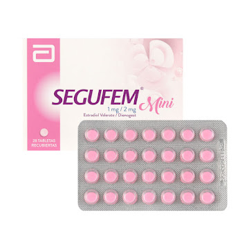 Segufem Mini Etinilestradiol Valerato + Dienogest 1mg/2mg Abbott Caja x 28 Tabletas  
