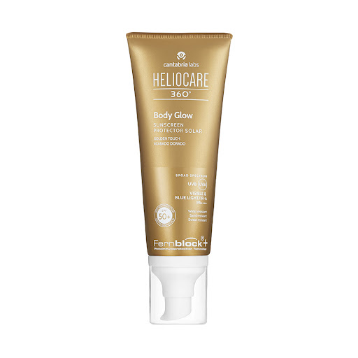 Protector Solar Heliocare 360 Body Glow Spf50 Tubo x 100 ml