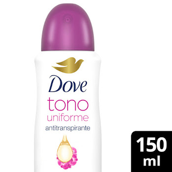 Desodorante Mujer Dove Ap Orquídea Tono Uniforme Aerosol Frasco x 150 ml  