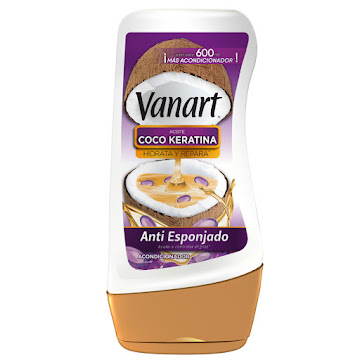 Acondicionador Capilar Vanart Antiesponjado Coco Keratina x 600 ml  