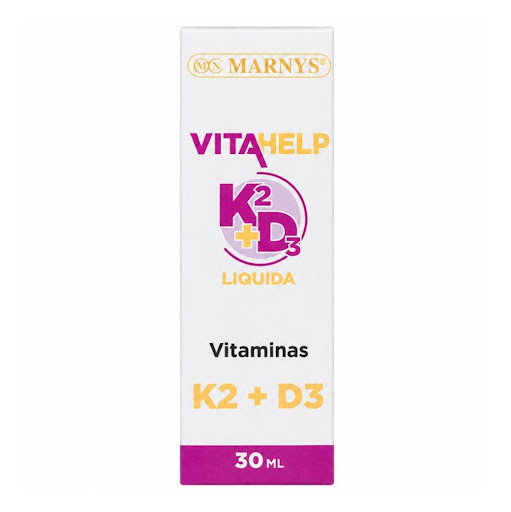 Vitahelp Vitamina K2 + D3 Frasco Gotero x 30ml Marnys Frasco Gotero x 1