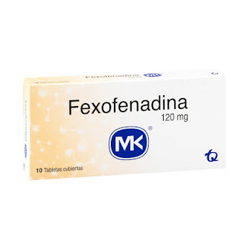 Fexofenadina MK 120 mg Caja x 10 Tabletas  