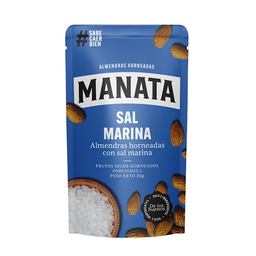 Almendras Horneadas Manata Sal Marina x 30 gr