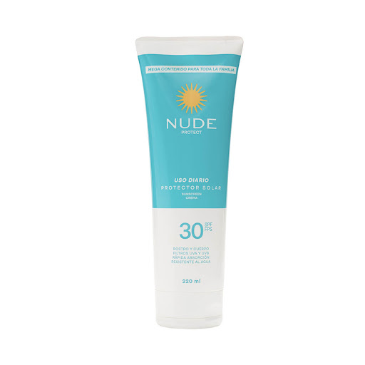 Protector Solar Nude Sunscreen 80% Más Contenido x 220 ml