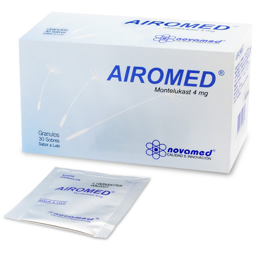 Airomed Montelukast 4 mg Novamed Caja x 30 Sobres
