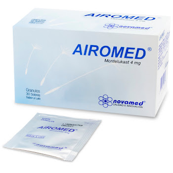 Airomed Montelukast 4 mg Novamed Caja x 30 Sobres  