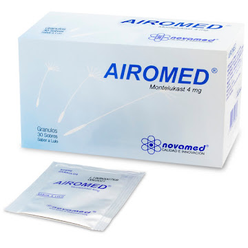 Airomed Montelukast 4 mg Novamed Caja x 30 Sobres  