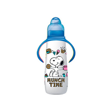Solo Online Tetero Peanuts  Con Asa   250ml 8ozcolor Azul X 1 Unidad 