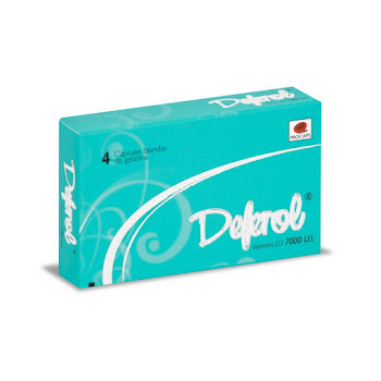 Deferol Vitamina D3 7000 UI Procaps Caja x 4 Cápsulas  