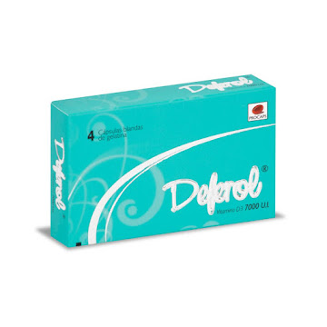 Deferol Vitamina D3 7000 UI Procaps Caja x 4 Cápsulas  