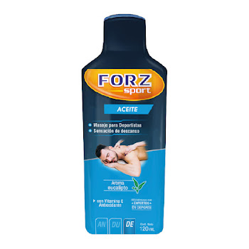Forz Sport Aceite Relajante Aromaterapia con Eucalipto Frasco x 120 ml  
