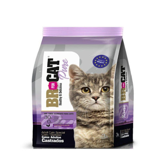 BR F CASTRADO 10 KG BR Alimento seco x 1 Alimento concentrado para gatos castrados, contiene menos calorias, lo que puede ayudar a controlar el peso de tu mascota. a pesar de que las calorias se han reducido, se mantiene el mismo gran sabor.