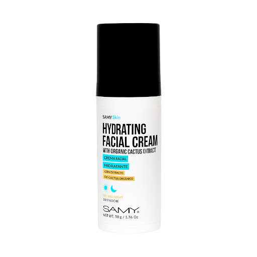 Crema Facial Samy Hidratante Con Extracto de Cactus Organico Frasco x 50 g