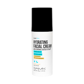 Crema Facial Samy Hidratante Con Extracto de Cactus Organico Frasco x 50 g  